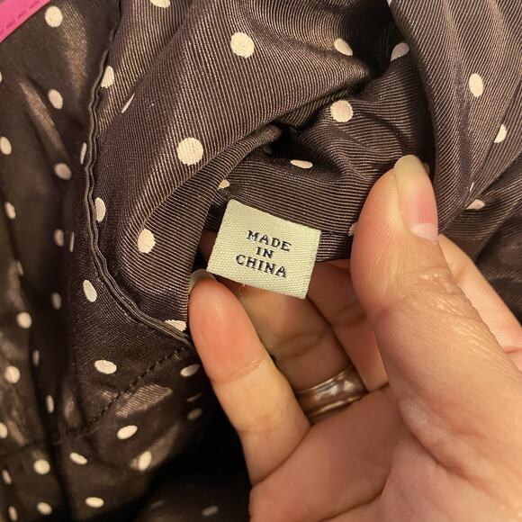 Kate Spade New York Colorful Stripe Multicolor Canvas ToteBag Interior Pocket - Picture 10 of 11